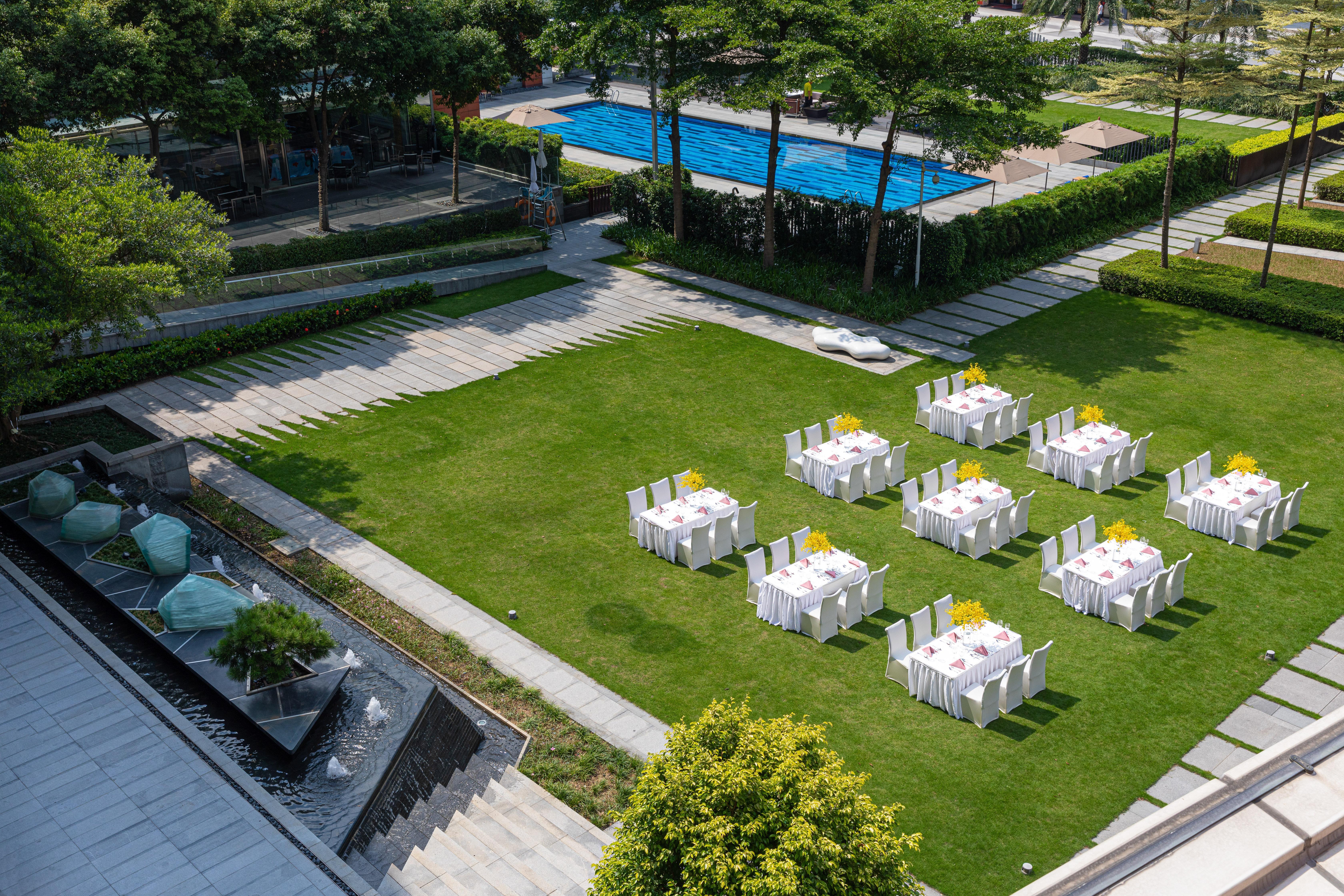 Crowne Plaza Guangzhou Huadu By Ihg - Free Shuttle Bus Between Hotel To Exhibition Center During Canton Fair Esterno foto